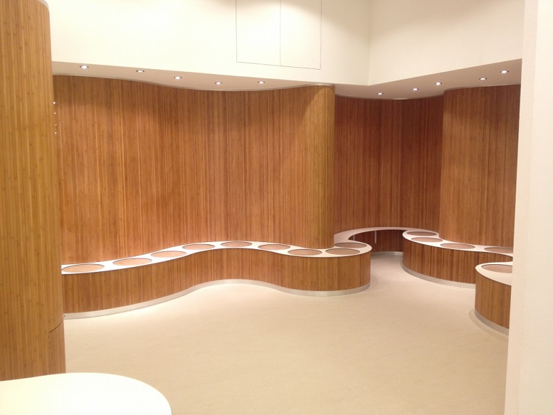 Bamboo Wall Cladding Column