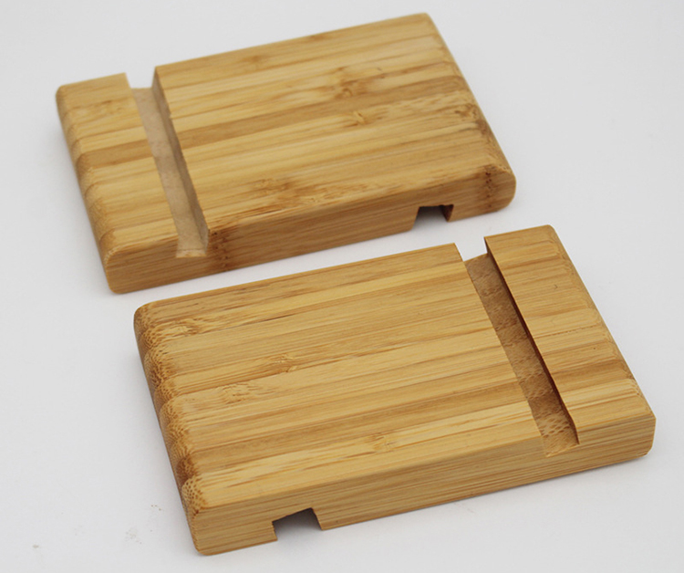 Carbonized Bamboo Phone Stand