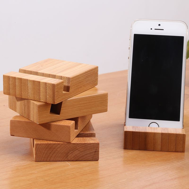 Carbonized Bamboo Phone Stand