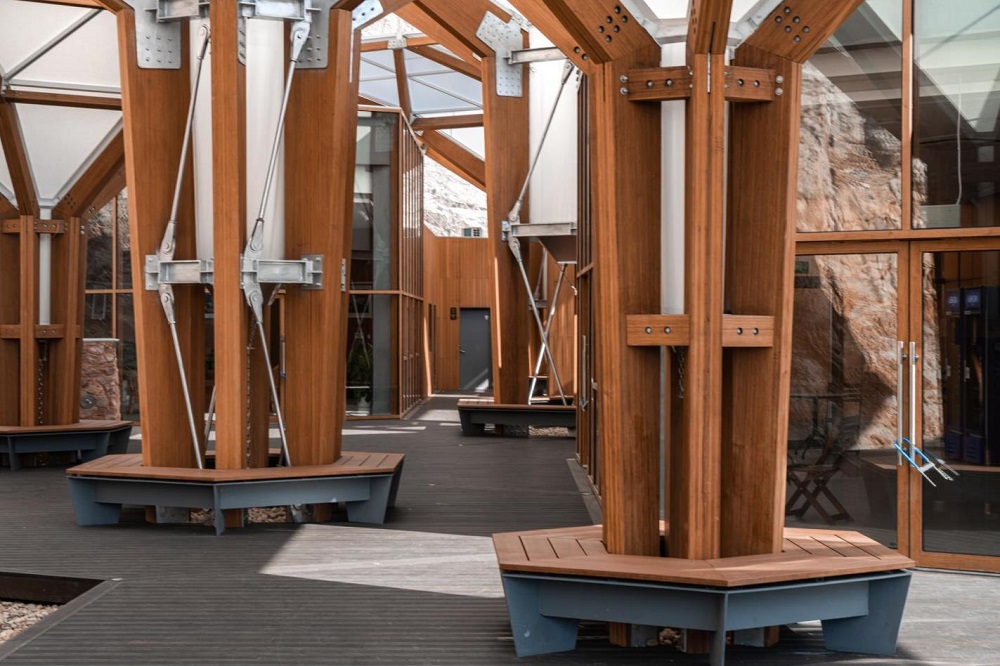 Bamboo Post and Beam