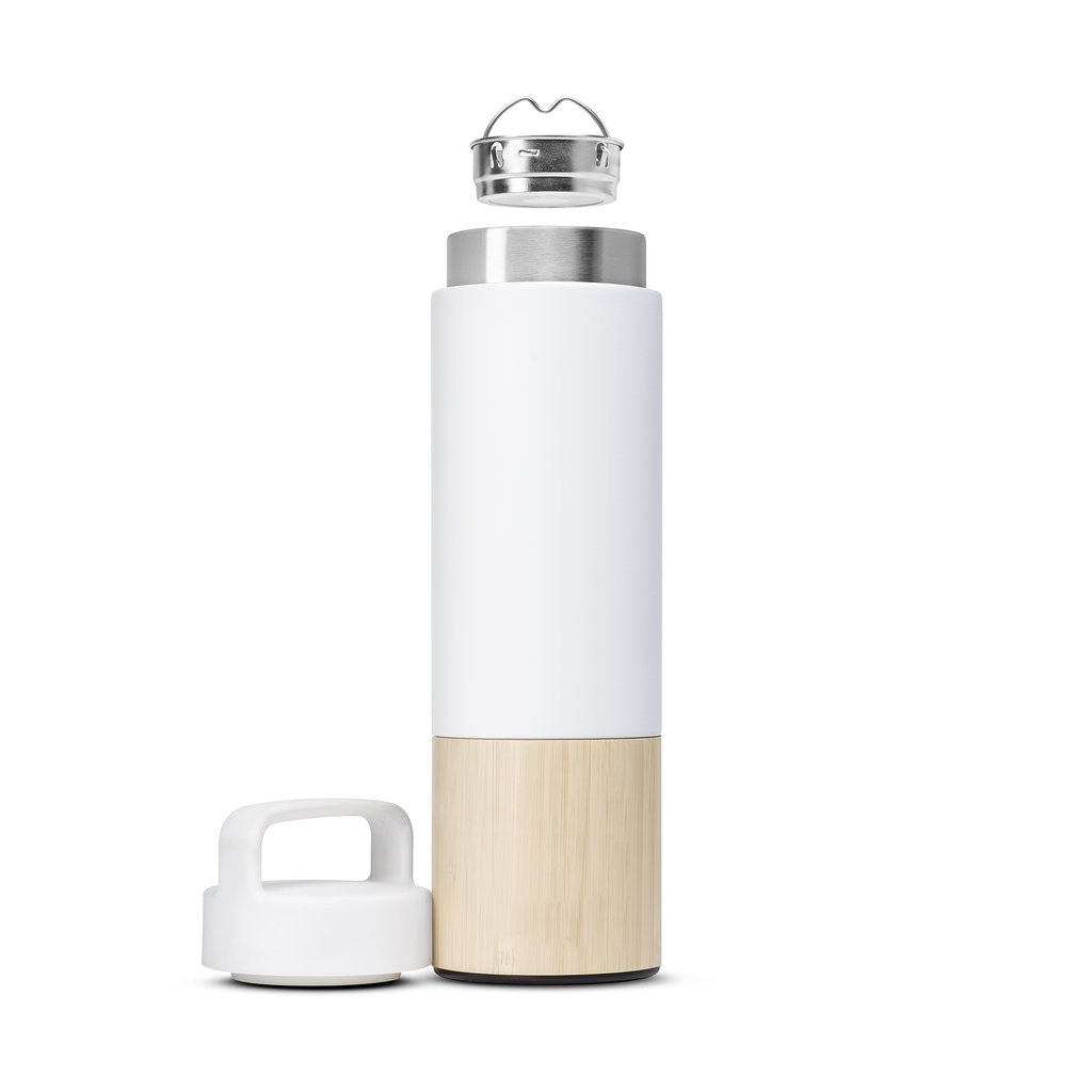 Multi-Color Tumblers with Bamboo Base Sleeves