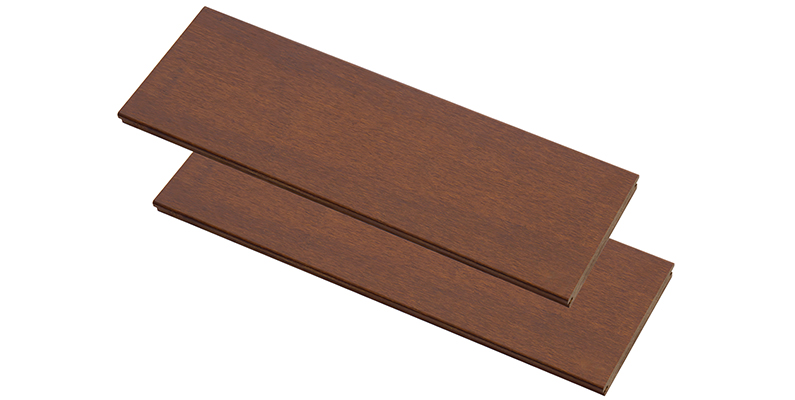 Flat Side Brown Strand Woven Bamboo Composite Decking