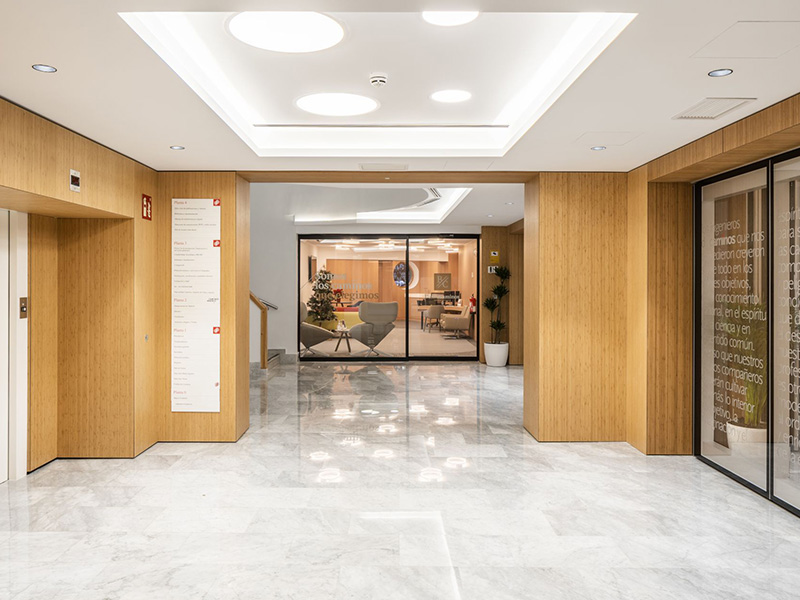 Executive Corridor & Glass Office Suite Cladding