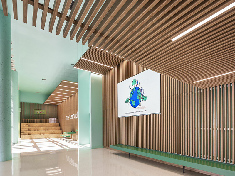 Multi-Zone Interior Bamboo Wall & Ceiling Cladding