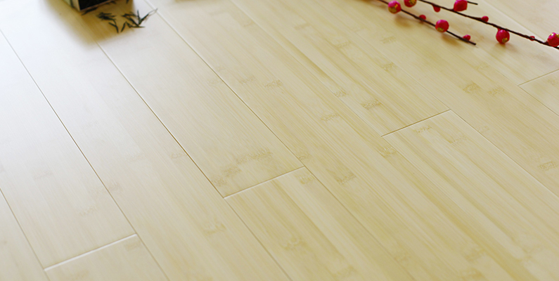 Natural Horizontal Solid Bamboo Flooring