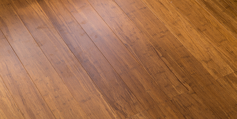Caramel Solid Click Strand Woven Bamboo Flooring